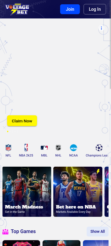 Voltagebet mobile screenshot